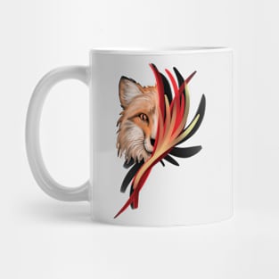 Painterly Fox Mug